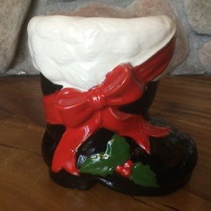 Vintage Ceramic Christmas Boot